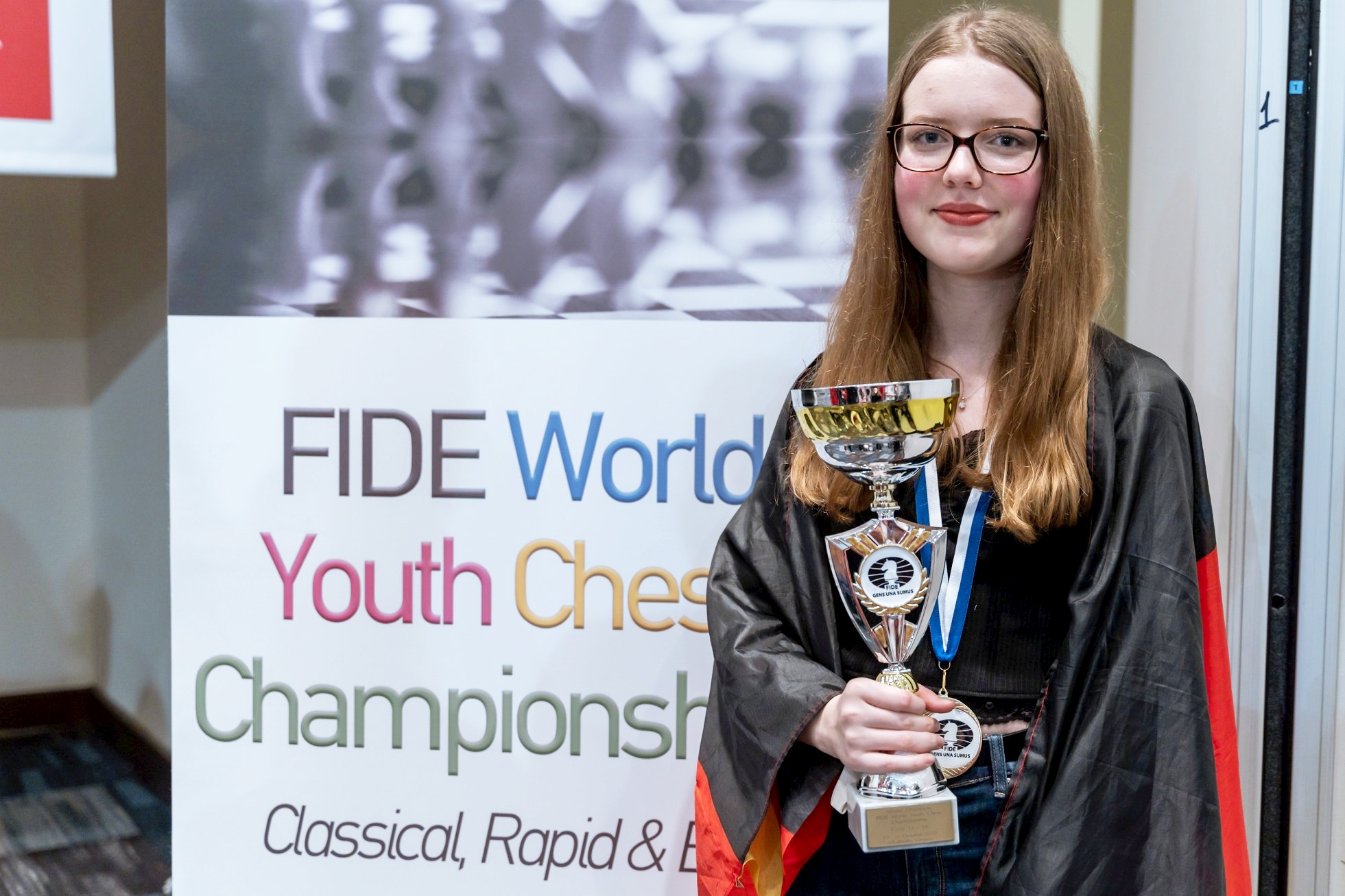 U16-Weltmeisterin Mütsch würde Viernheim im Europapokal vertreten | Foto: Schachbund