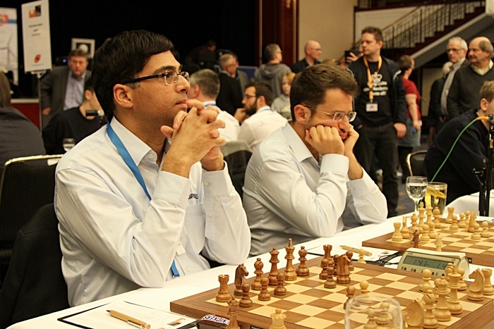 Viswanathan Anand und Levon Aronian