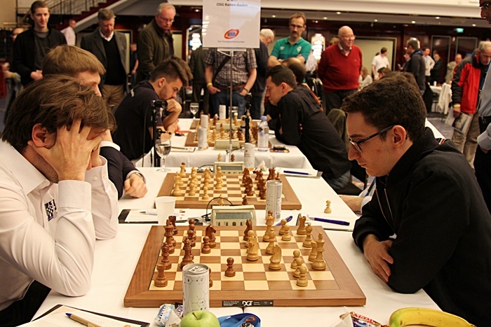 Samuel Shankland gegen Fabiano Caruana