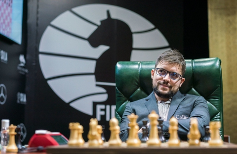 Maxime Vachier-Lagrave. || Foto: Lennart Ootes/FIDE