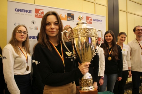 Die erfolgreichste Spielerin der Vorsaison: Dina Belenkaya von deutschen Meister SC Bad Königshofen