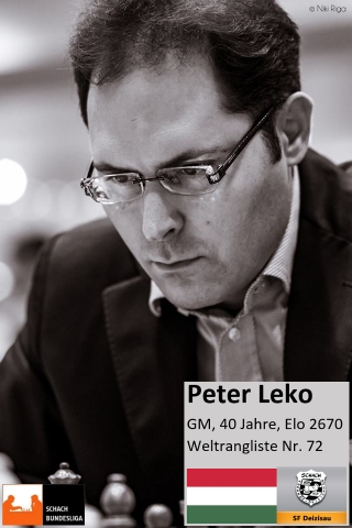 Peter Leko musste sich in ein schnelles Schwarzremis fügen. || Foto: Niki Riga